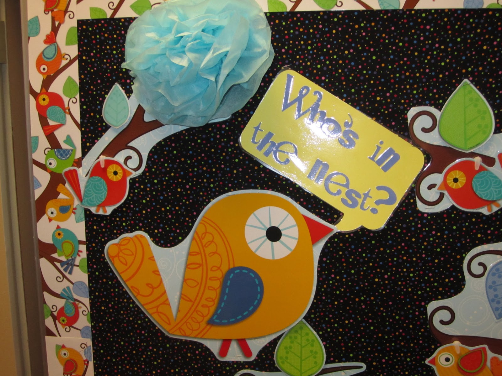 Boho Birds Bulletin Board Set