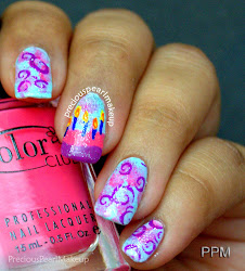 cake birthday nail manicure