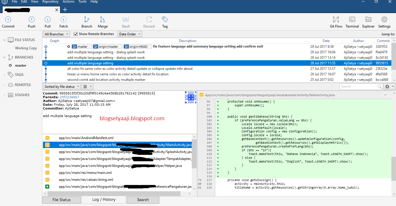 Clone Project/Repository dari Bitbucket Menggunakan GIT Android