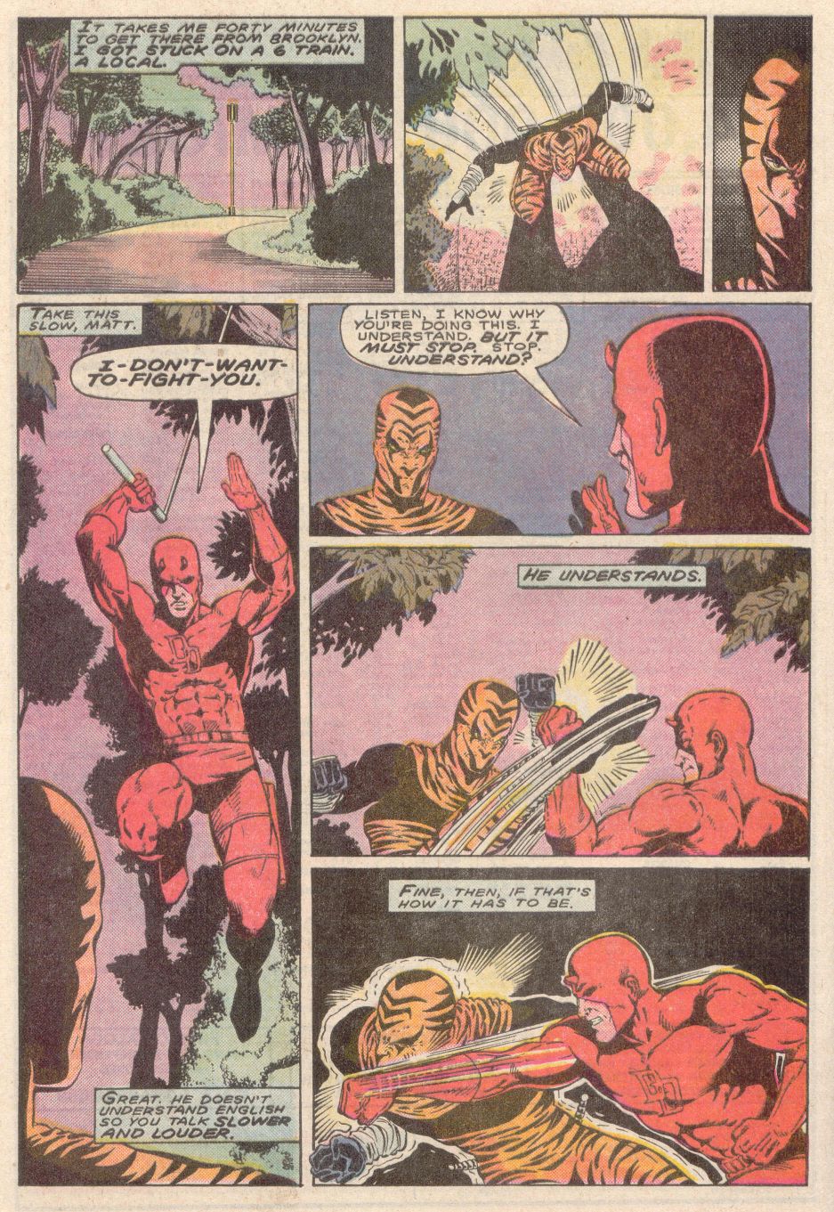 Read online Daredevil (1964) comic -  Issue #258 - 18