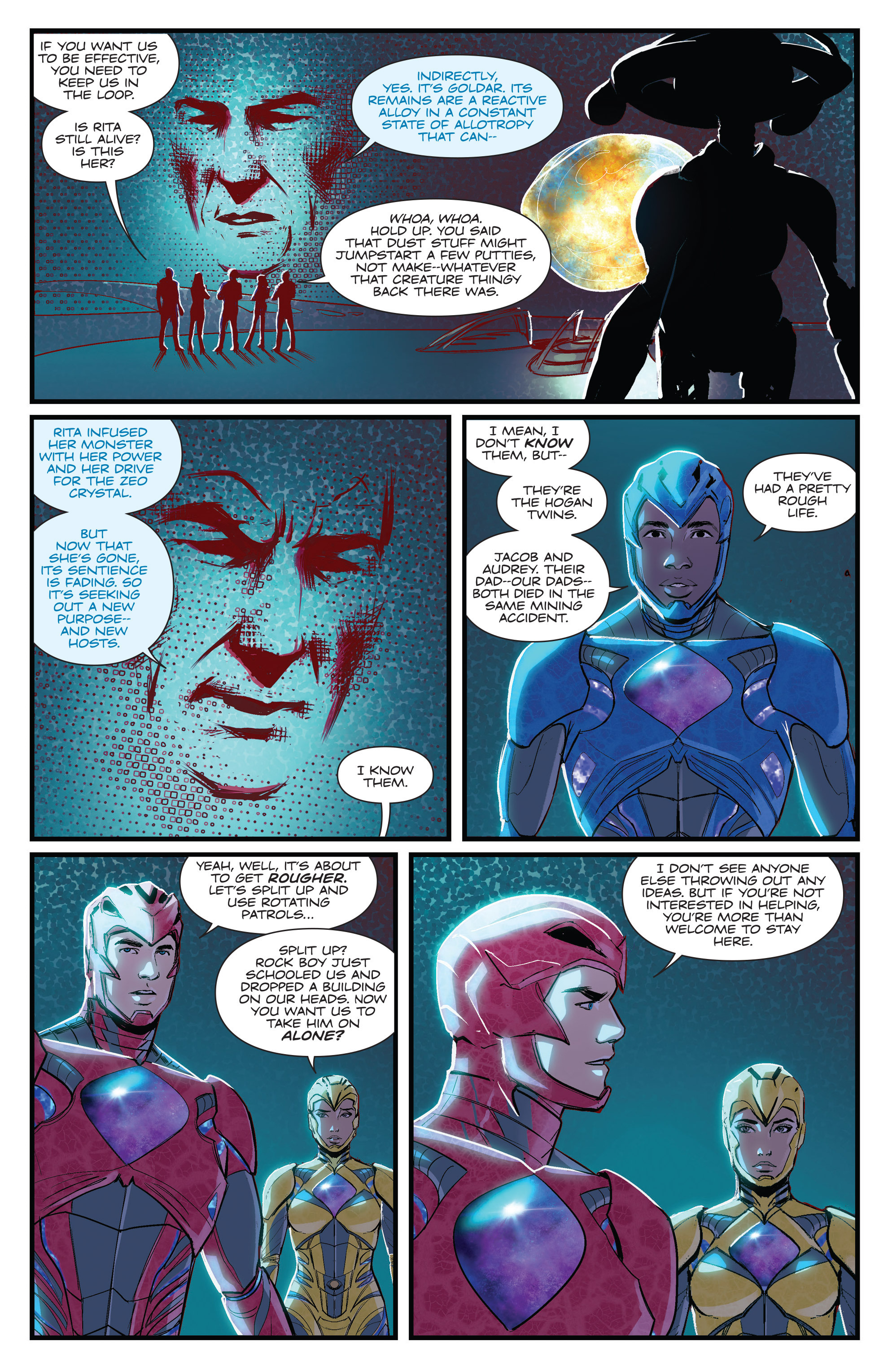 Read online Saban's Power Rangers: Aftershock comic -  Issue # Full - 36