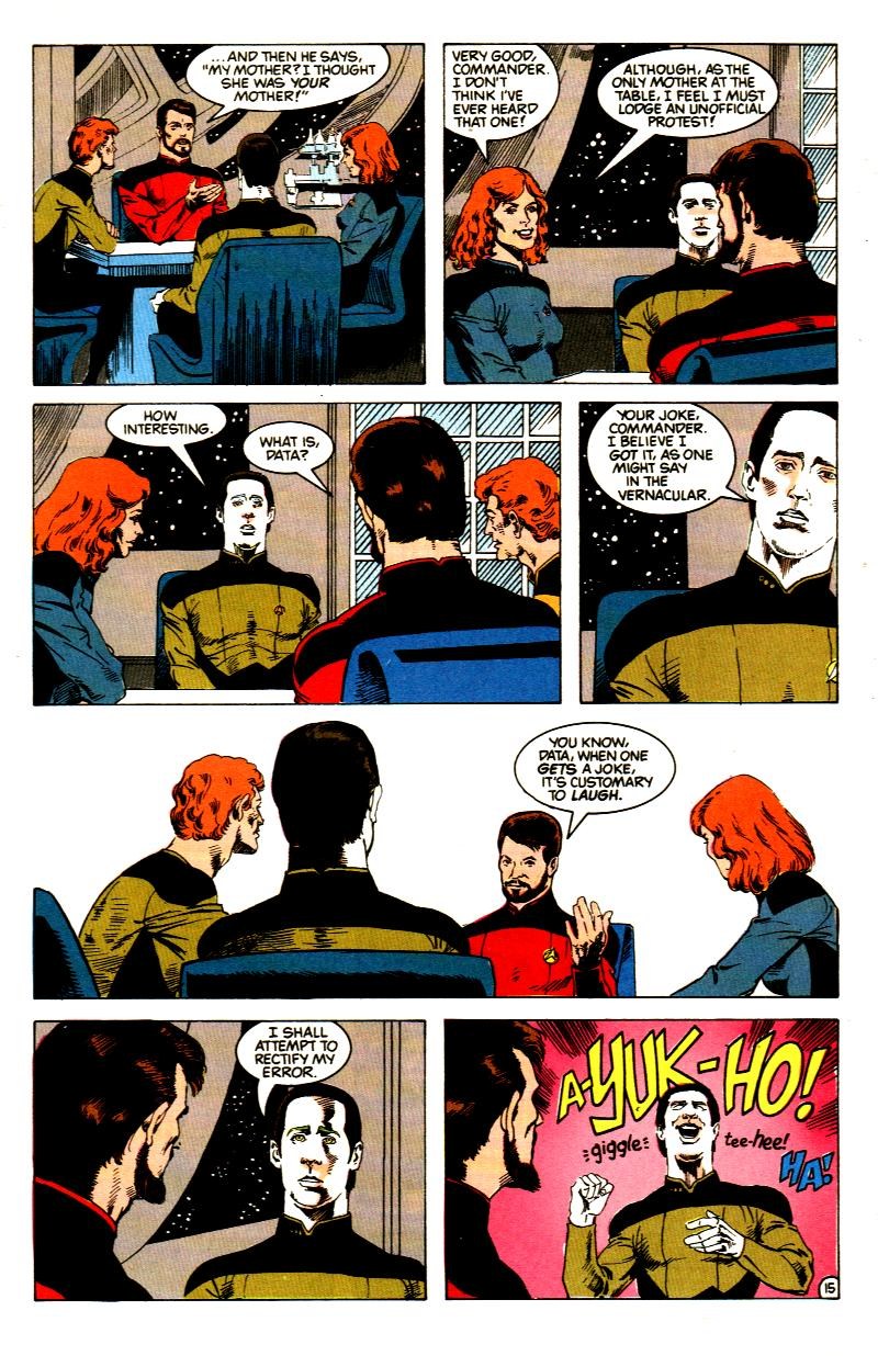 Read online Star Trek: The Next Generation (1989) comic -  Issue #5 - 16