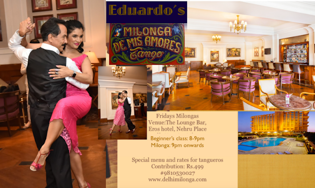 Noida Diary: Delhi Milonga - Tango Socials by Eduardo and Kiran