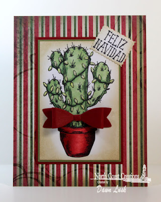 North Coast Creations stamp set: Cactus Lights, Our Daily Bread Designs Custom Dies: Small Bow, Mini Tags, Our Daily Bread Designs Paper Collection: Christmas 2013