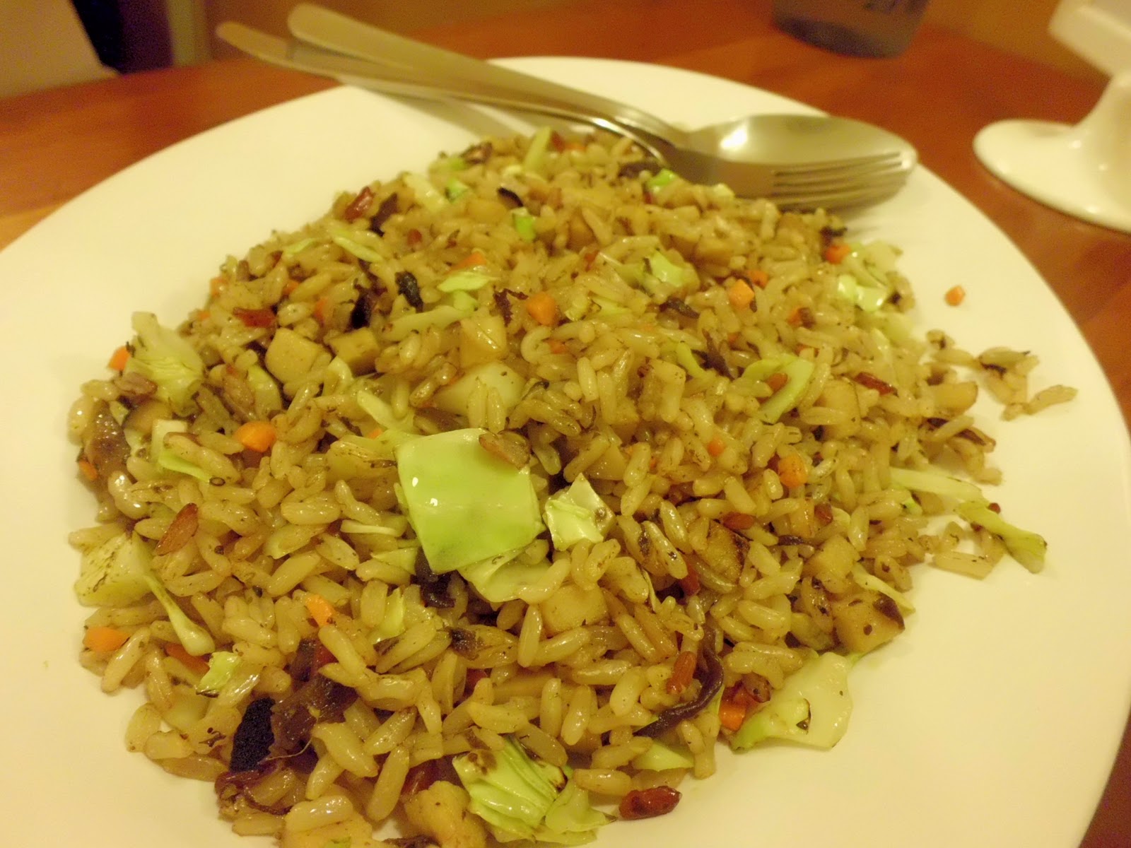 Chic Vegetarian Cuisine Olive Fried Rice and Stone Pot Rice Yes