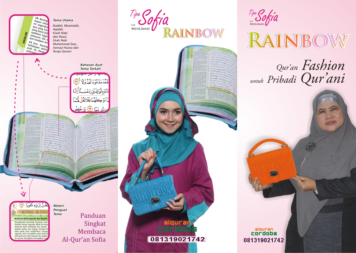 Al-Qur'an Rainbow Qur'an Untuk Muslimah - Bisnis Volten Jahe Hitam DR4