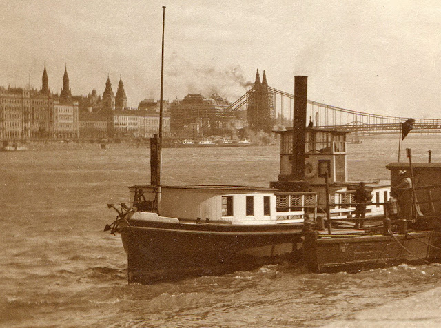 What Did Elisabeth Bridge, Budapest and Vintage Budapest Bridge Look Like  in 1903 