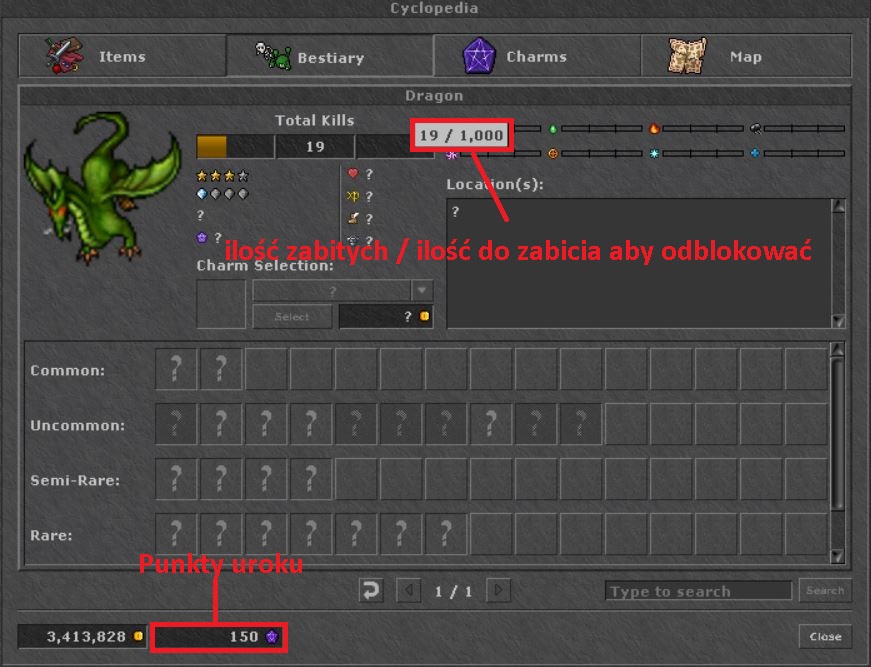 Charms - Uroki - Tibia ~ Tibio-Maniak
