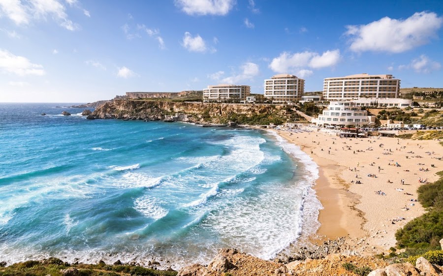 Golden Bay, playas de Malta