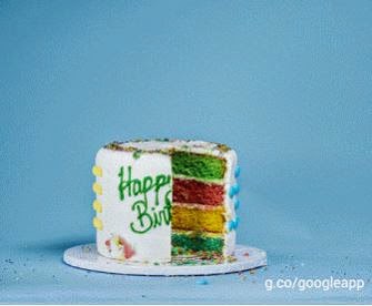 Bolo de aniversário do Google, 16 anos!