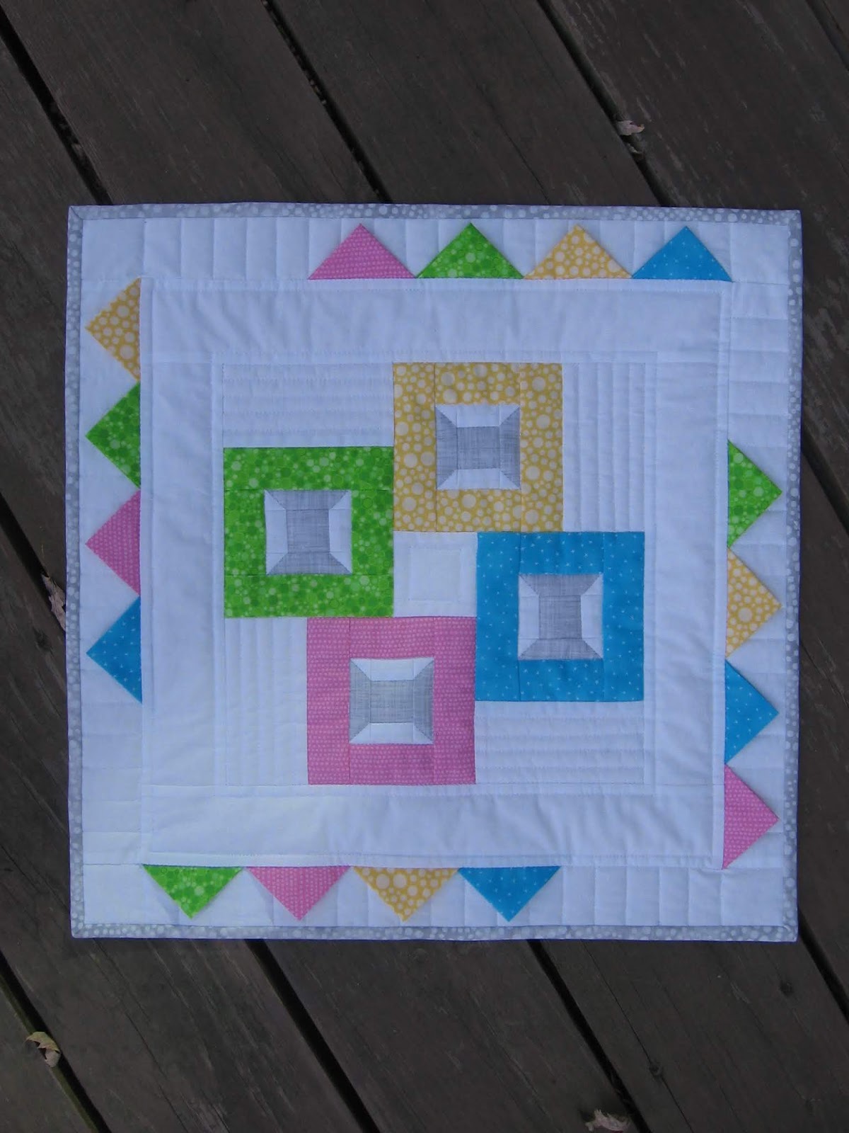 Canuck Quilter Prairie Points and Scattered Leaves update