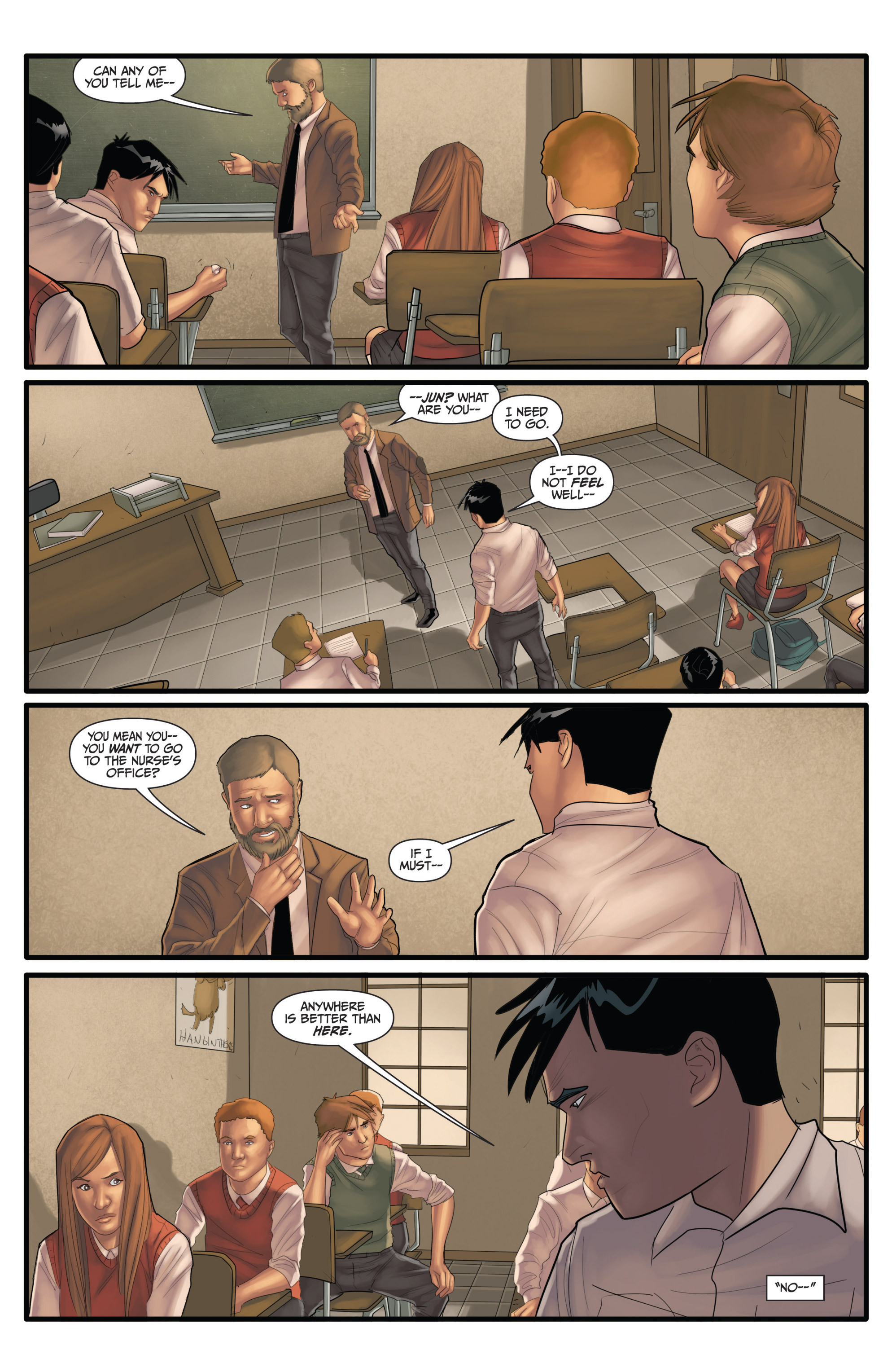 Read online Morning Glories comic -  Issue #33 - 11