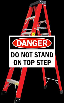Warning Do Not Stand On Top Step