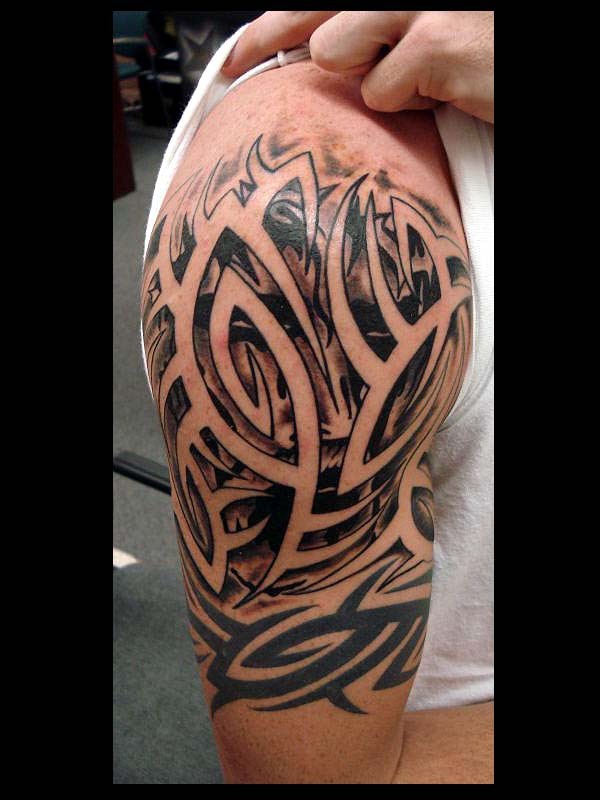 Tribal Upper Arm Tattoo - Tattoos Life Style