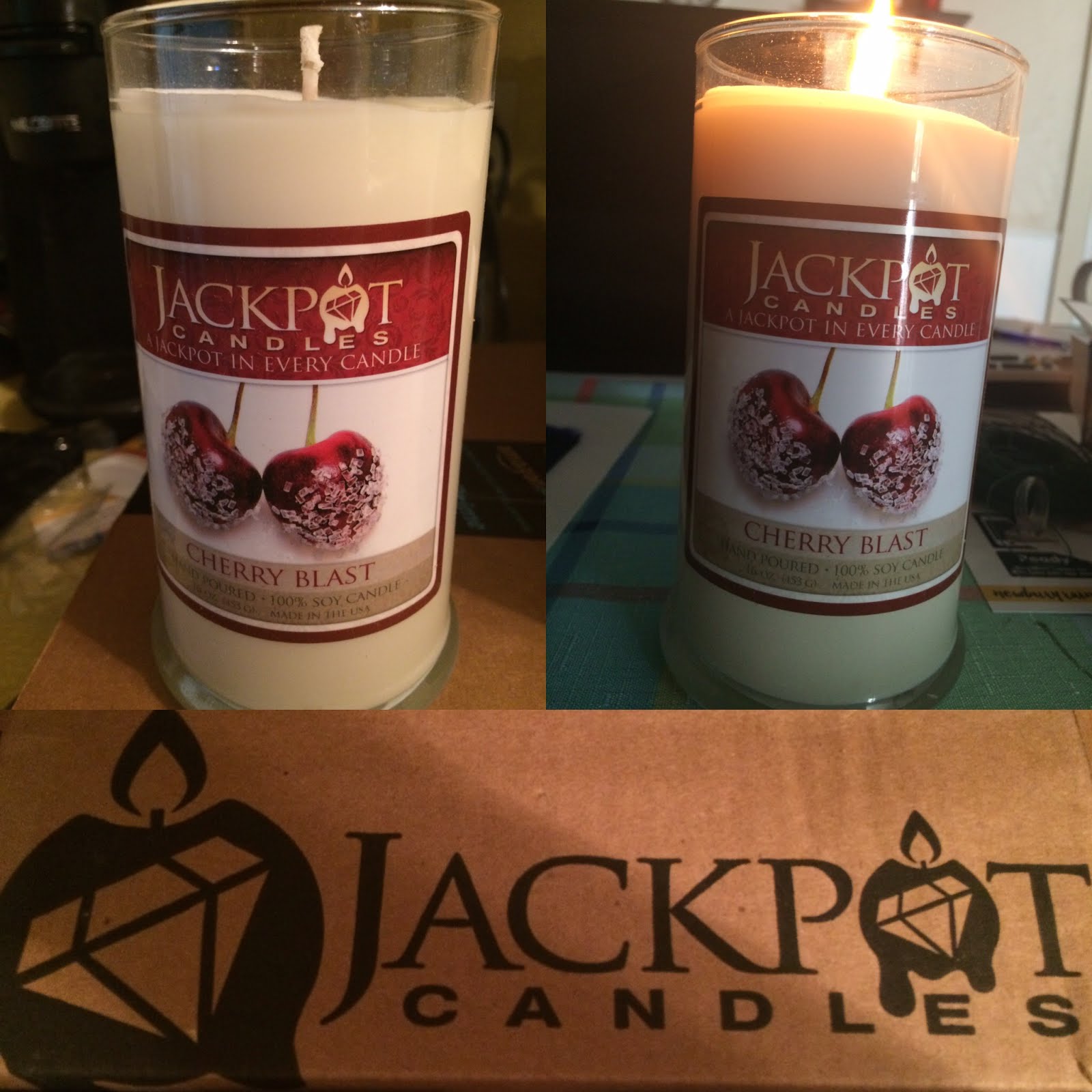 Jackpot Candles Cherry Blast Review & Giveaway!