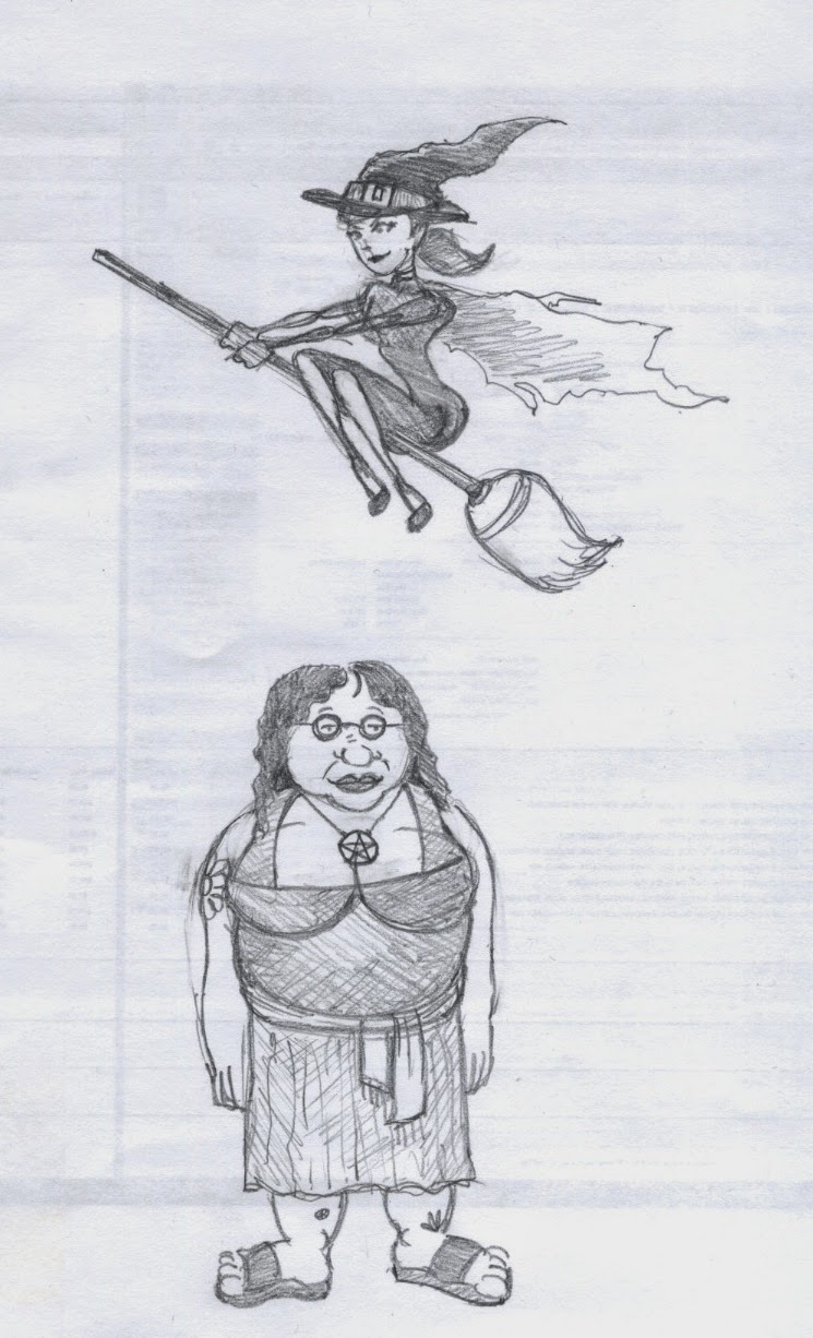 Ben's Sketches Bunch O' Witches