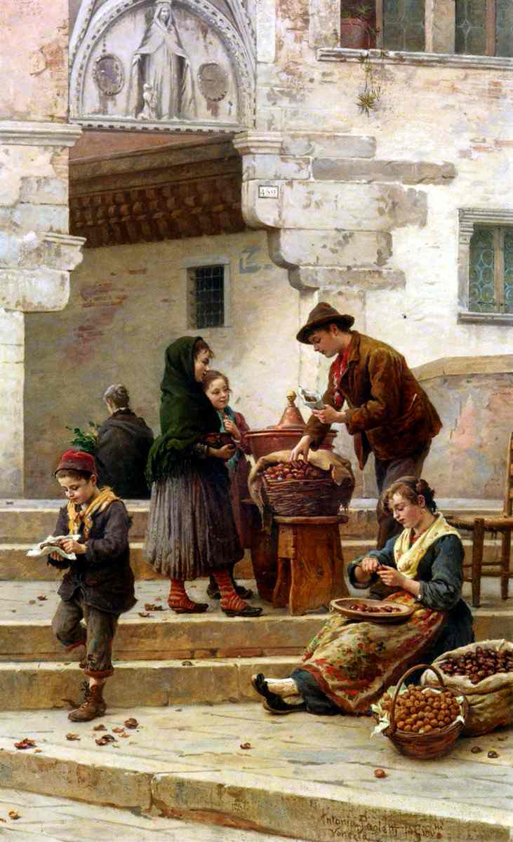 Antonio Ermolao Paoletti genre scenes Tutt'Art Pittura