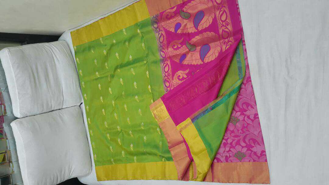 Half and Half Patli Uppada Silks Sarees Buy Online Uppada Silk Sarees