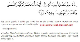 Khasiat Doa Harian Seputar Doa Nabi Yusuf Ayat 4 Untuk Mencari Jodoh Terbaik Kupas Doa