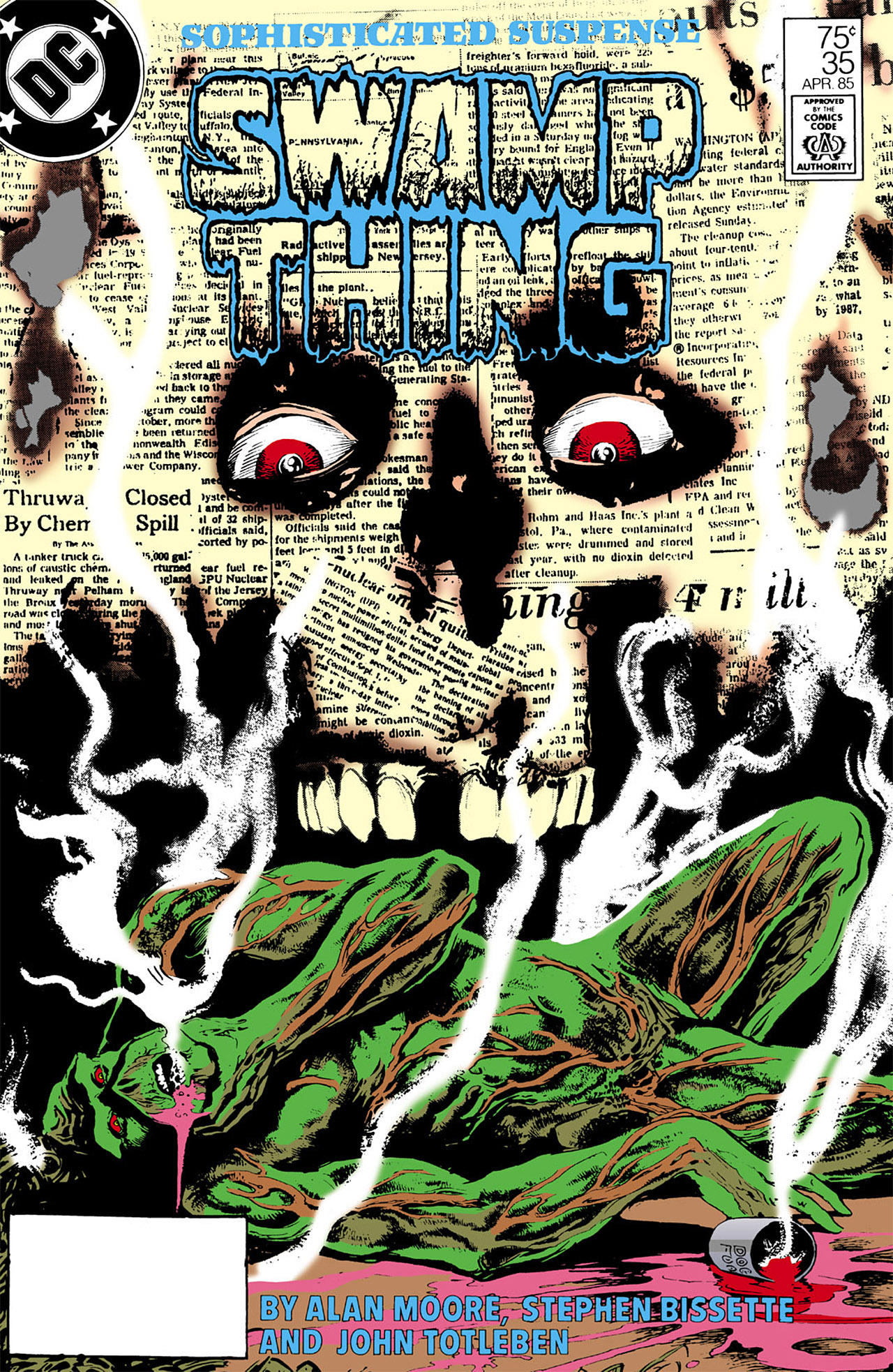 Read online Swamp Thing (1982) comic -  Issue #35 - 1