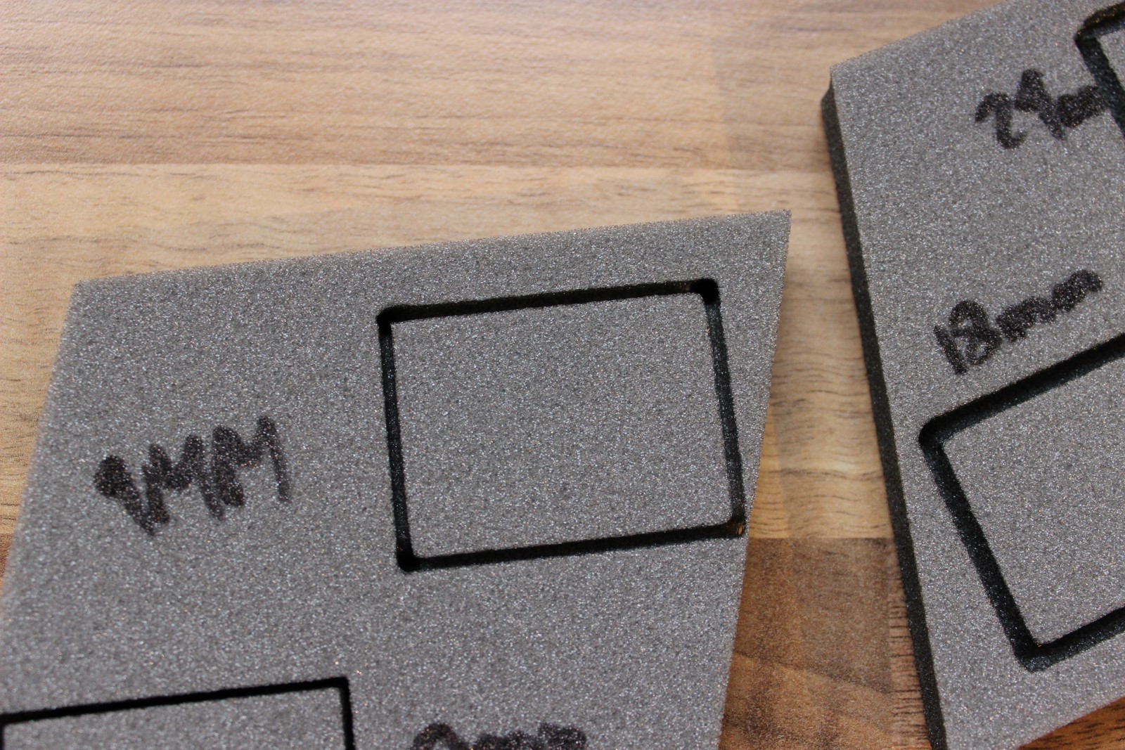 Foam Engraving Tests