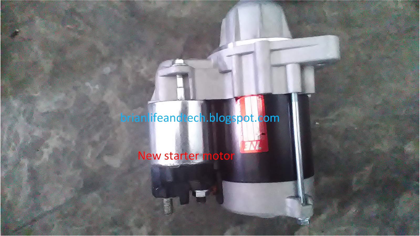 PROTON ISWARA LMST ENGINE STARTER MOTOR REPLACEMENT