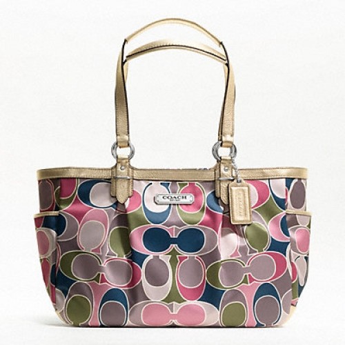 MyLilCoachStore: Coach Gallery Scarf Print Tote 19464