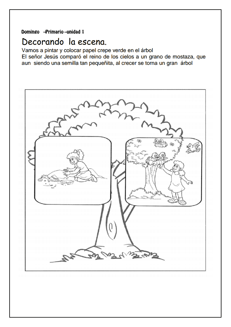 EBI UNIDAD 1 EL GRANO DE MOSTAZA EBI UNIDAD 1 EL GRANO DE MOSTAZA
