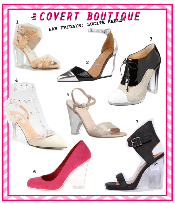 FABULOUS FRIDAYS: LUCITE HEELS - THE COVERT BOUTIQUE