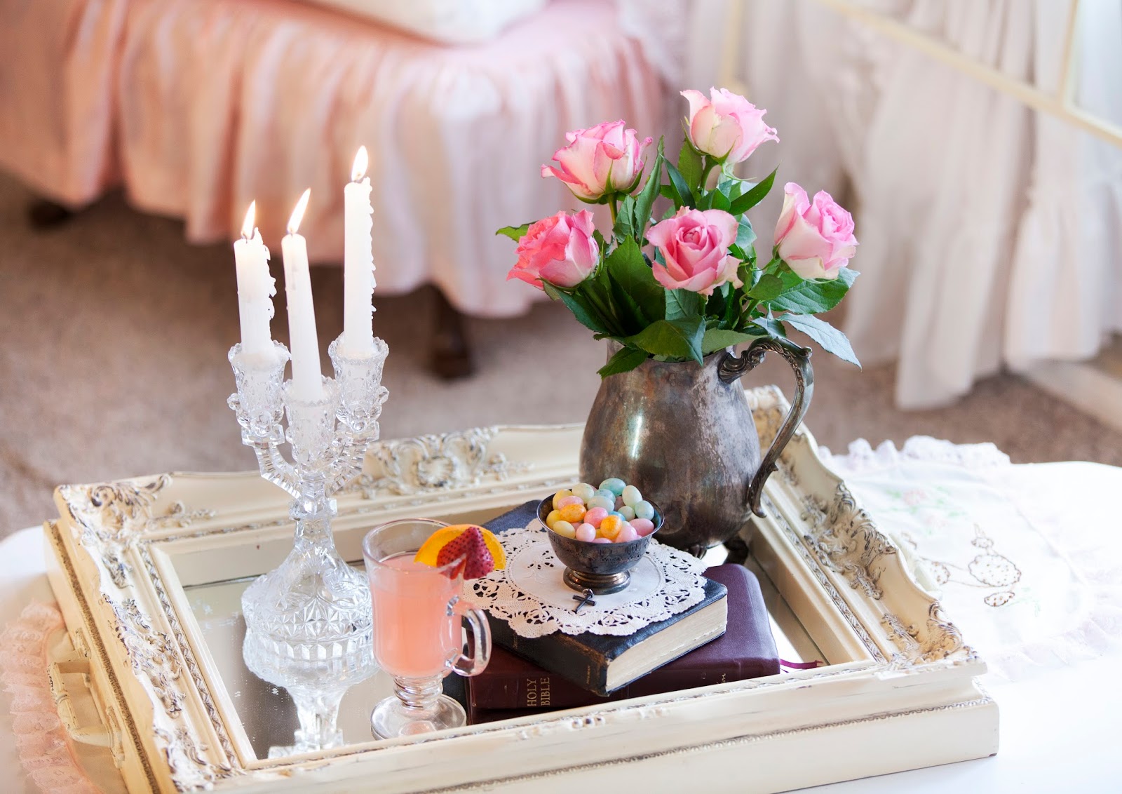 Olivia's Romantic Home Photo shoot behind the scenes