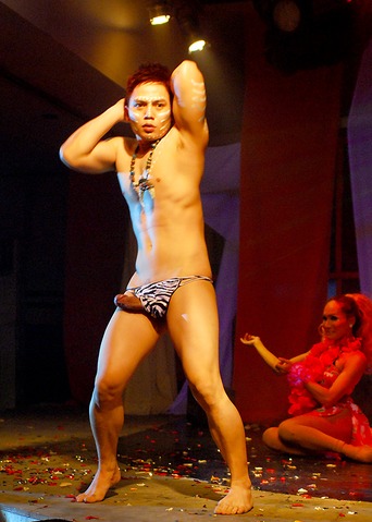 Pinoy macho dancing.