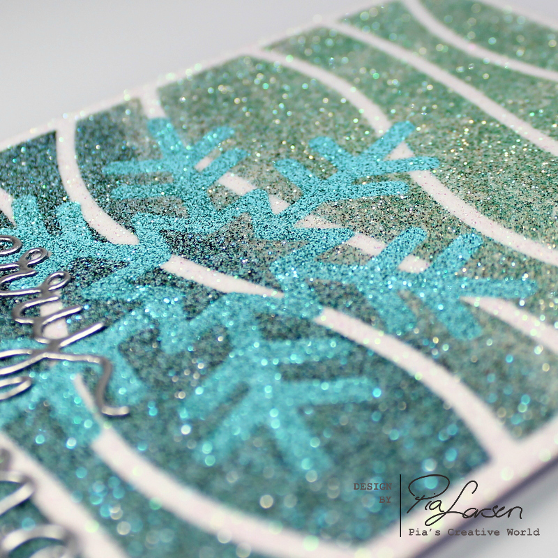Pia's Creative World Creative Use of Embossing Powders with OCC Heat Wave