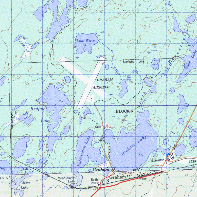 Camping Canadian A Line pitstop Graham, Ontario