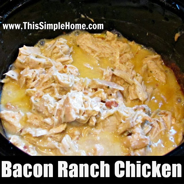 الخارج عن القانون ترصيع صنادل  Bacon Ranch Chicken Recipe - This Simple Home