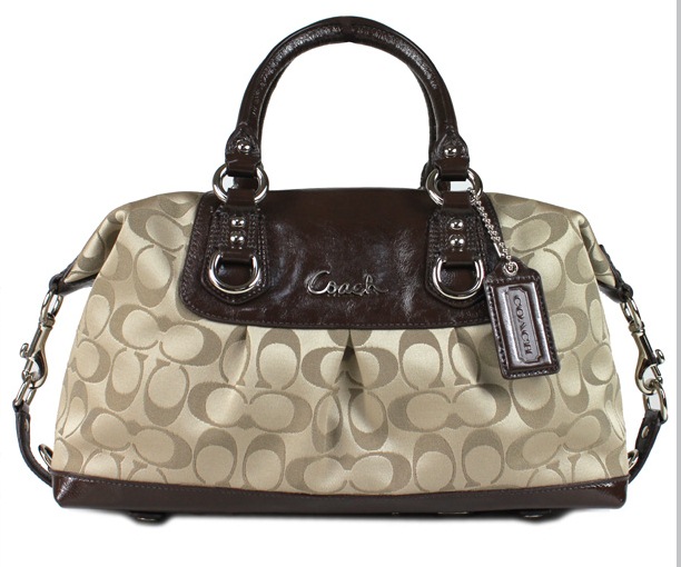 Handbags Haven Enterprise COACH ASHLEY SIGNATURE SATEEN SATCHEL F15443