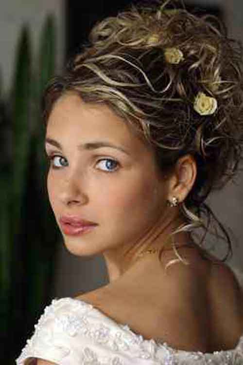 Beautiful Pictures Curly Wedding Hairstyles Top 10