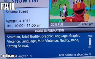 sesame street with sexual graphic violence and language