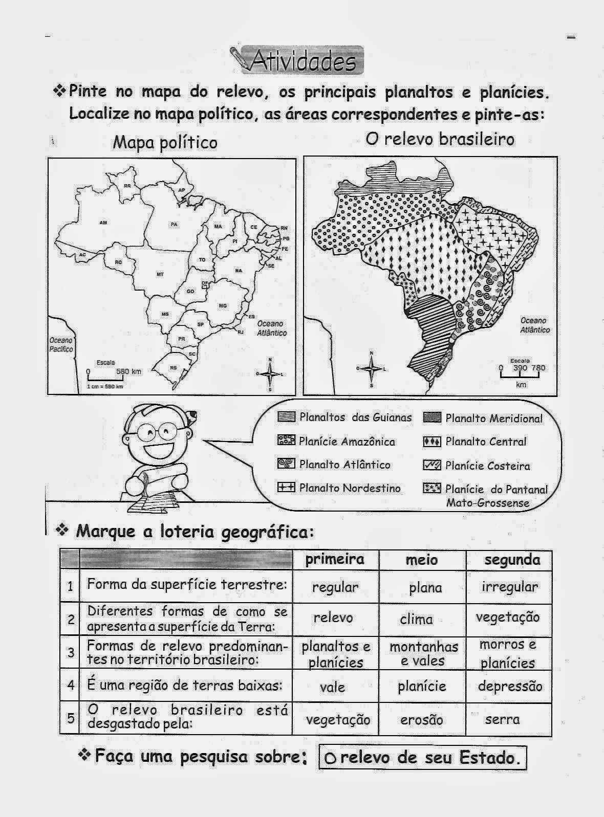 Geografia Klasa 7 Sprawdzian Dzial 1 Pdf Educa X: Geografia 7o ano exercícios