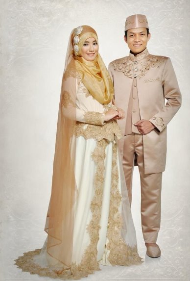 13 Gambar Model  Baju  Pengantin  Muslim  untuk Pesta Pernikahan