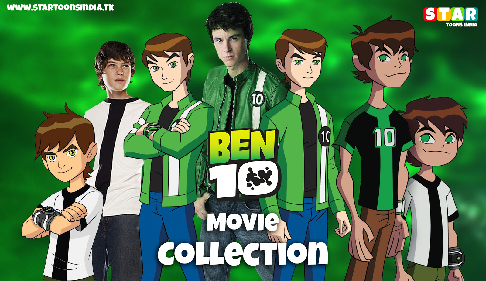 Star Toons India: Ben 10 Movie Collection in Hindi