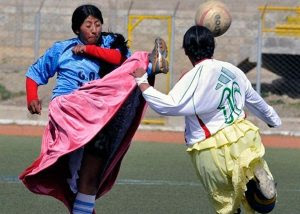 Cholitas futbolistas