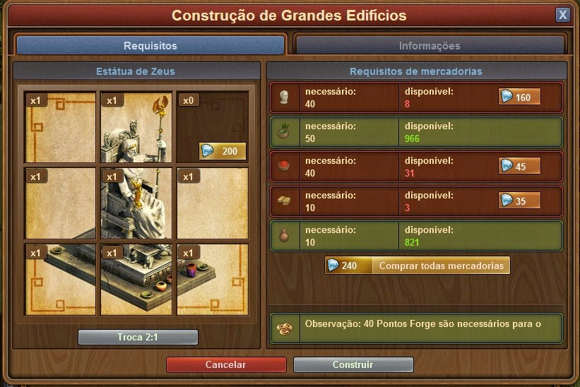 Jogando of Empires GEs Idade do Bronze