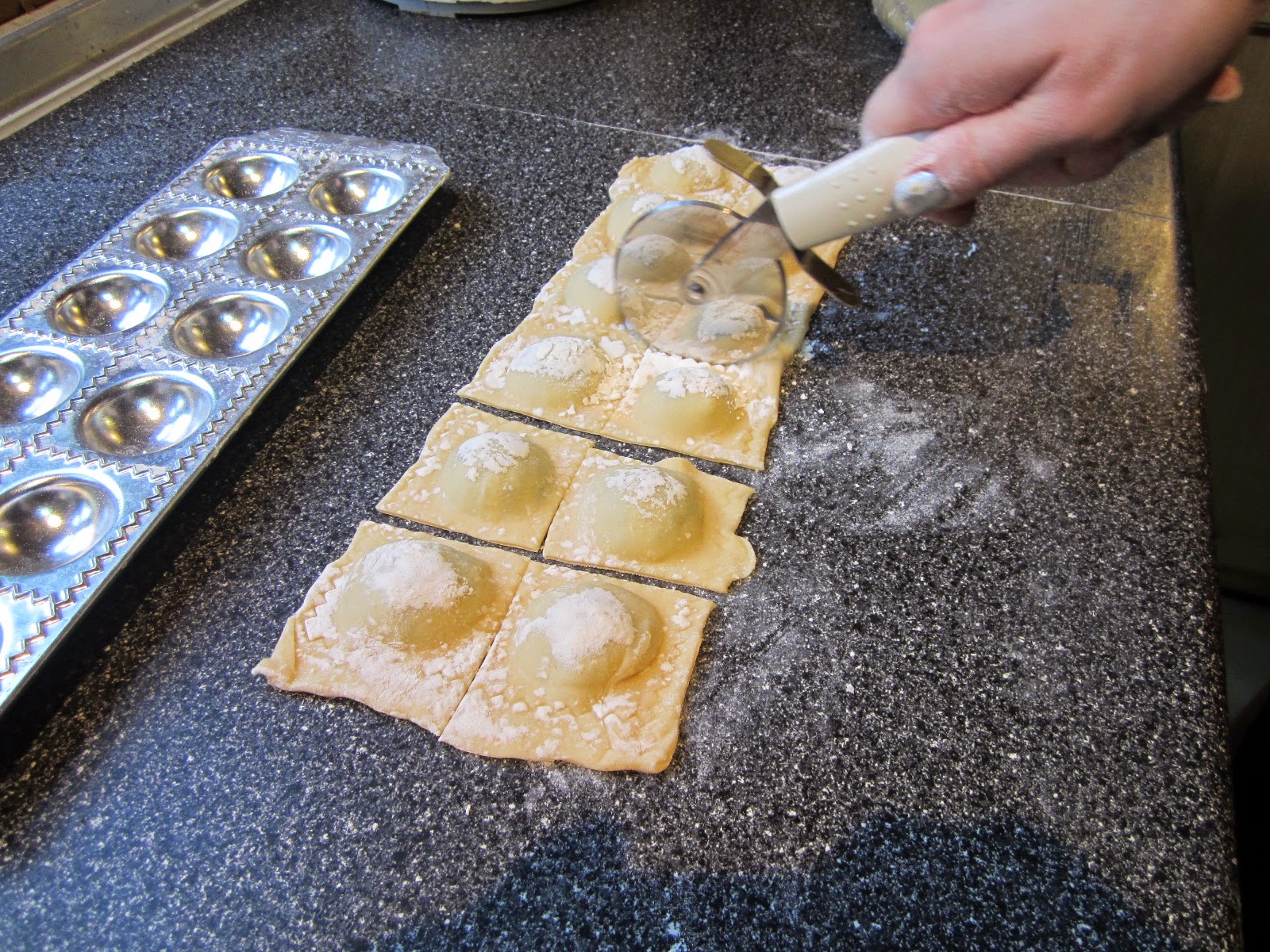 Food Lust People Love: Homemade spinach and cheese ravioli do take a little time but making your own pasta dough is right up there on the satisfaction scale with baking bread. You know what’s in it. It’s fresh and the taste is far superior to store-bought. Best of all, it’s surprisingly easy.
