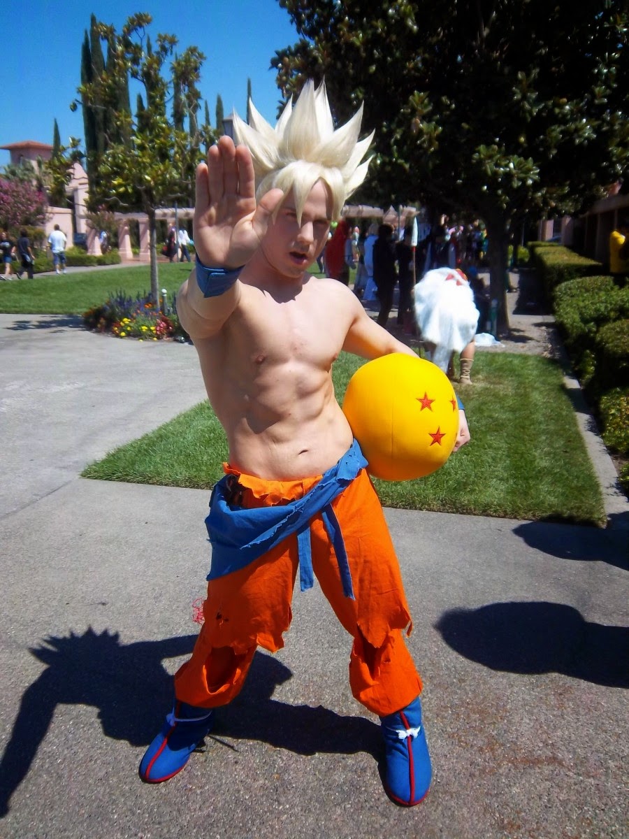 Dragon Ball Z Son Goku Cosplay Design with Super Saiyan Forms Creative Cosplay Designs