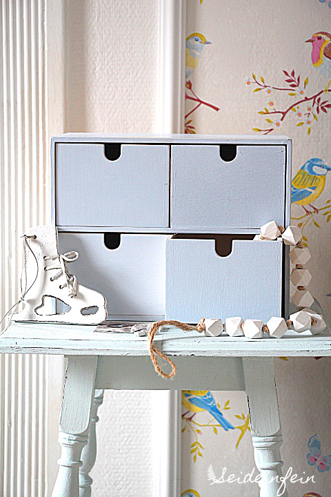 Kommode Moppe goes vintage  * DIY * mini chest with vintage varnish