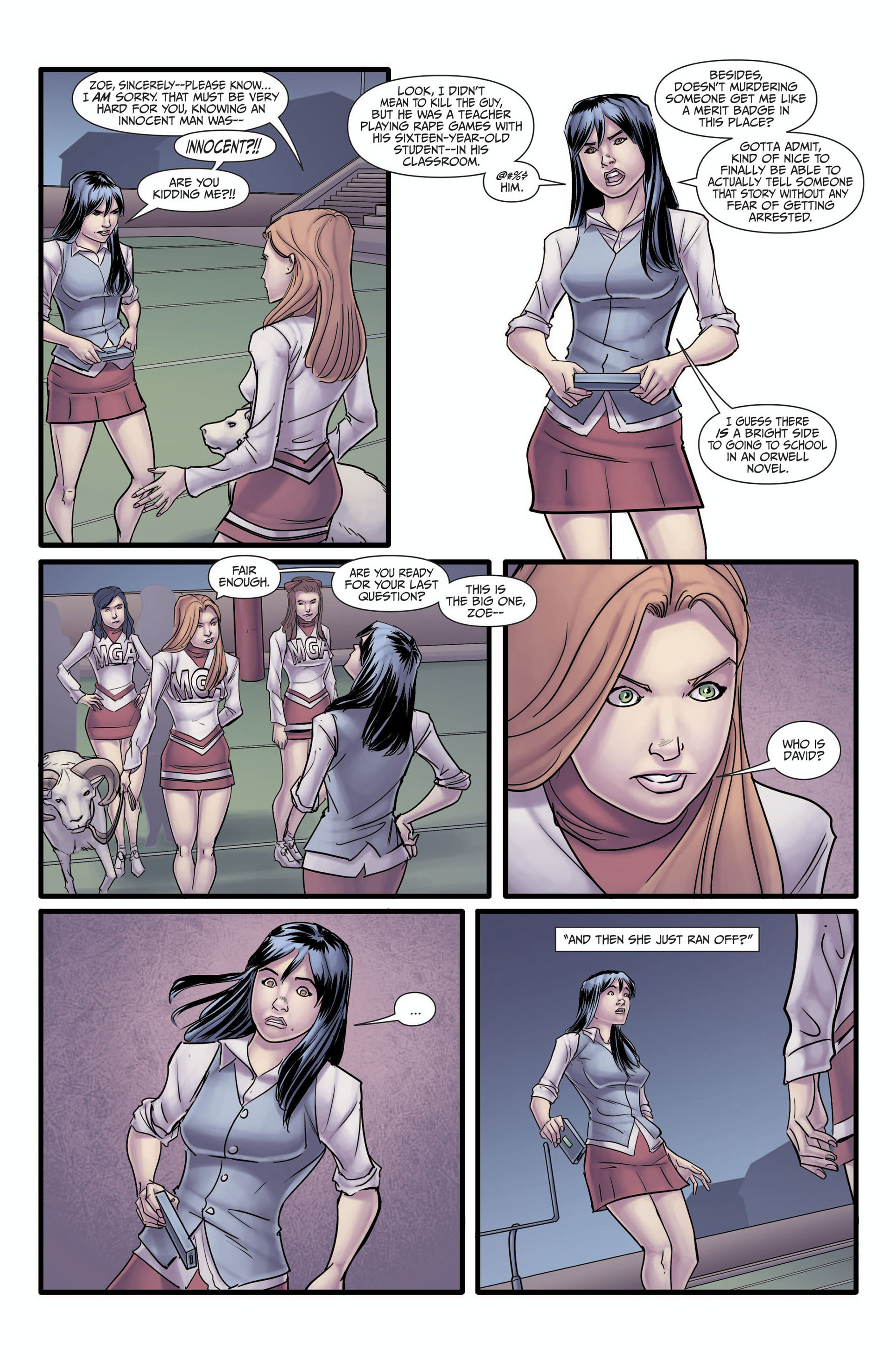 Read online Morning Glories comic -  Issue #7 - 20