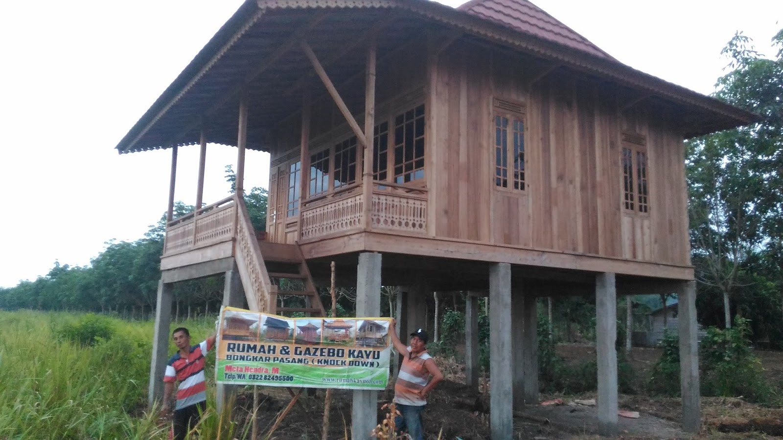 - Rumah Kayu Bongkar Pasang Palembang #082282495500