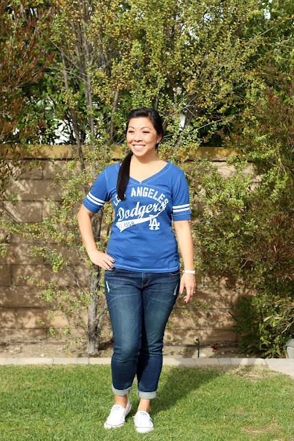 Play Ball Kind of Outfit + How To Curl Your Hair