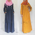 Model Gamis Kancing Depan