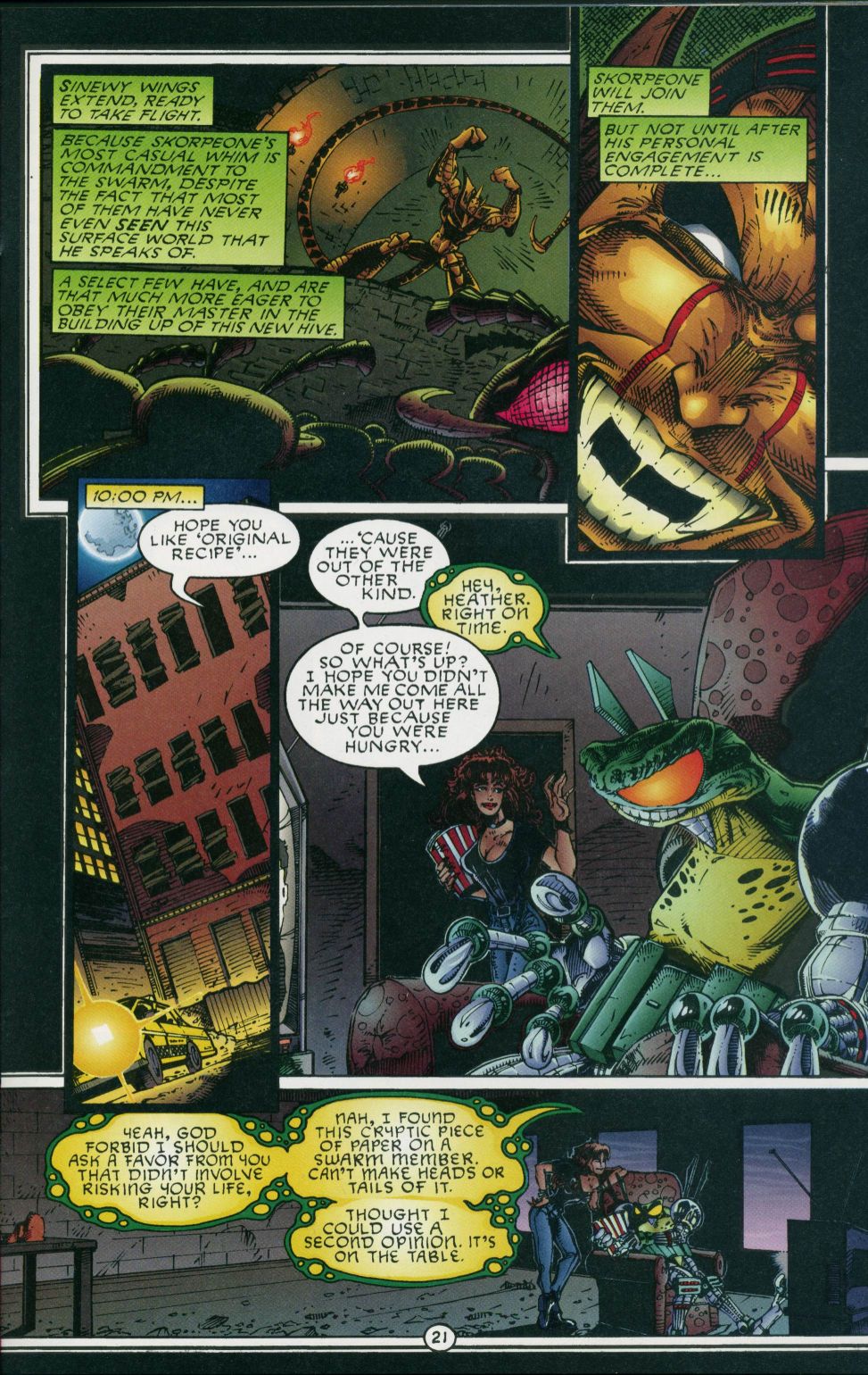 Read online Cyberfrog: Reservoir Frog comic -  Issue #1 - 21